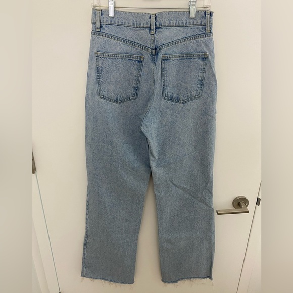 Zara High Rise Wide Leg light wash women’s jeans Size 8 - Picture 3 of 4